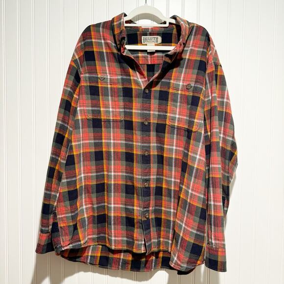 Duluth Trading Co Other - Duluth Trading Free Swinging Flannel Shirt Colorful Mens XL
